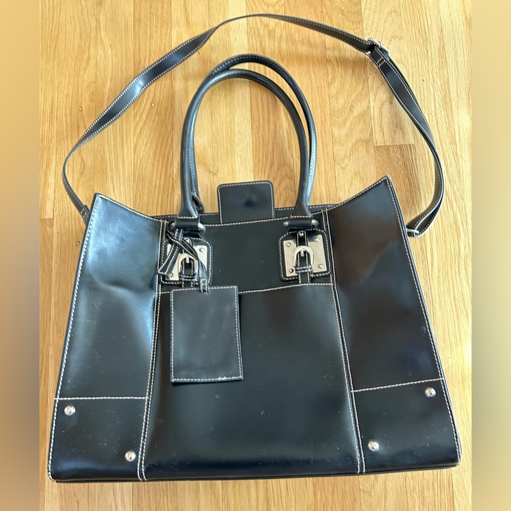 Open top leather bag - Wilsons leather